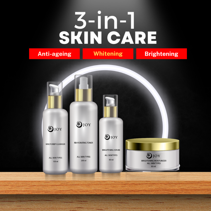 1SET 4PCS Skin Care (Anti-ageing / Whitening / Brightening 3-in-1 ...