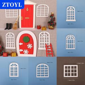 [COD]🔥🔥🔥ZTOYL 1 12 Dollhouse Mini Wooden Window Frame Model Dollhouse Furniture Decoration Dolls House Micro Scene Construction Props