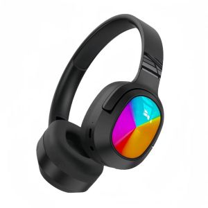 C1104 Headset Bluetooth Wireless LED Mic Jernih Bass Stereo Nyaman Dipakai Earphone Warna Menarik