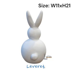 Tượng Gốm Hình Chú Thỏ Con Trang Trí Lễ Phục Sinh - Gốm Sứ Sân Vườn - GSSV