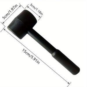 Integrated Rubber Mallet Durable Non Marring Hammer For Tile Installation And Woodworking Projects