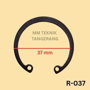 Snapring R37 H37 Snap ring Circlip Internal Retaining Tipe R H 37 Penahan bearing Sparepart R-37 H-37 klip Pengunci Kleman Klem Clip Kancing