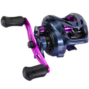 Kumparan Pancing Baitcasting Rol Memancing 8 + 1BB Rasio Gir 7.2:1 Rem Magnetik Tangan Kanan Kiri Umpan Bas Air Tawar dan Air Laut Pilihan Pertama untuk Pemula Memancing