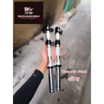 Phuộc trước phay CNC hạ sẵn cho Exciter Sirius Vario Wave Winner các đời hạ phuộc sẵn