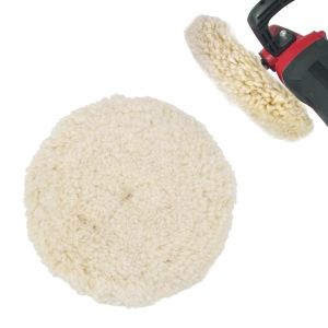 LIVELYN 180mm Wool Polishing Pad Hook amp Loop Grip 7 Inch Polishing Machine Accessories Soft 1PC Quantity Grinder Tool Accessories For Automobile