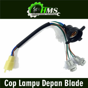COP LAMPU DEPAN BLADE - PITINGAN FITTING SOKET DOP DEP HONDA BLADE REPSOL KARBU