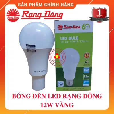 Bóng đèn LED Rạng Đông 3W 5W 7W 9W 12W 15W - Ánh sáng trắng vàng - Bảo hành chính hãng 1 năm
