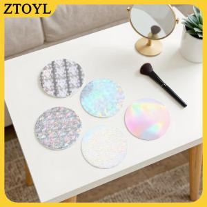 ZTOYL 100Pcs Huy Hiệu Trong Suốt Phim Rõ Ràng Laser Mô Hình Ngôi Sao Huy Hiệu Bảo Vệ Phim Bao Gồm Cho Nút Huy Hiệu Nhà Sản Xuất Một Phần Công Cụ