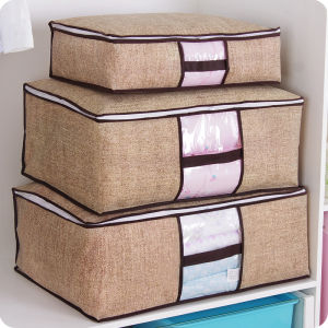 Under Bed Storage Quilt Blanket Clothing Clothes Foldable Storage Bag Box Under Bed Bedding Underbed Storage Dorm Room Organizer2026
