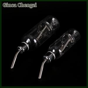 Ginca Little Pet Rat Water Drinking Bottle Hamster Rabbit Dispenser Cylindrical Feeder