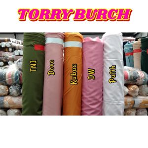 Kain Bahan Tory Burch Premium - Kain Hijab Gamis Halus Tory Burch (60 Yard)