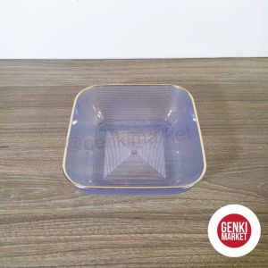 Piring Makanan Cemilan Buah Snack Piring Plastik Kristal Piring Kristal Elegant Genki Market