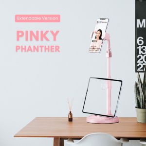 RBTECH Cute Cat 2in 1 Mobile Phone Holder Desk Stand for iPhone iPad Samsung Portable Handphone Holder