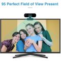 Rapoo C260 HD Web Camera 1080P With Microphone Webcam For Laptop CMOS 2 Megapixels Rotate Freely USB Interface. 