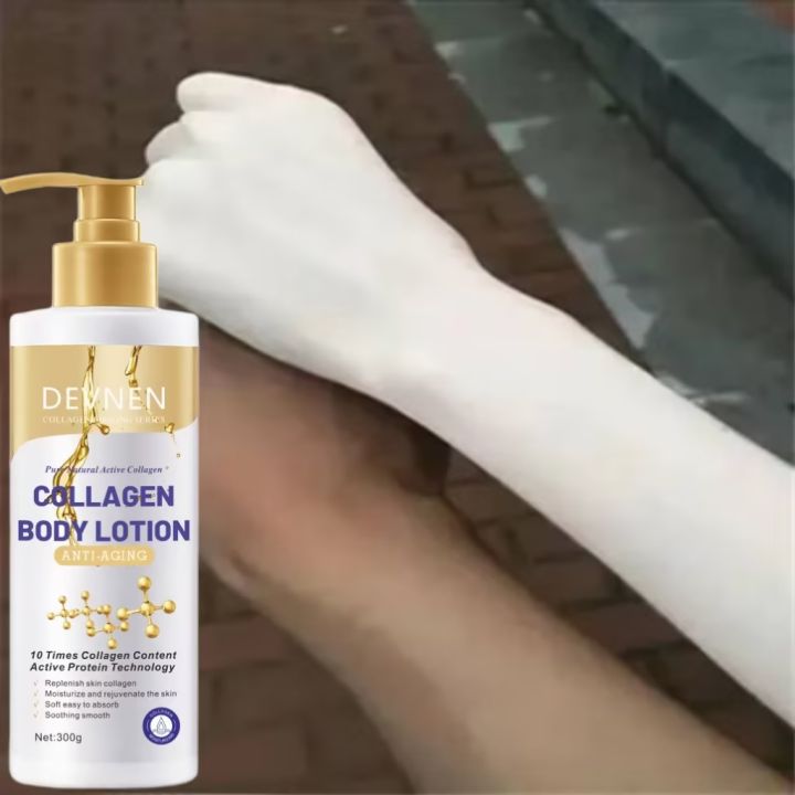 Permanent Whitening Body Lotion 300ML Collagen With Glutathione