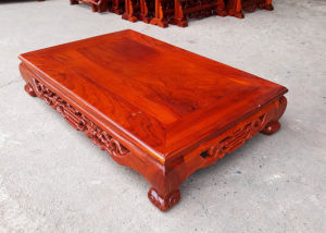 Bàn cơm bàn trà nhật bàn osin cực tinh tế gỗ hương cỡ to Cao 15