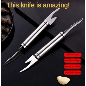 Stainless Shrimp Stomach Remover Household Shrimp Line Removal Knife Open Shrimp Back Shrimp Shell Tool Longan Core Removal