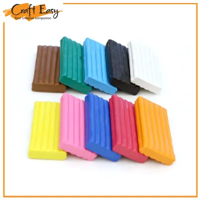 Craft Easy Modeling Clay Bar 10 Colors (250G) - 1 Box
