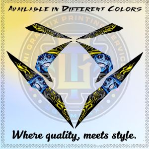 Honda Beat V2 FI ARISE SOLO LEVELING CONCEPT DECALS - PREMIUM LAMINATED STICKER