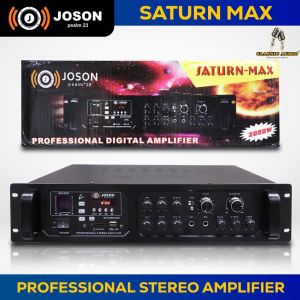 New Joson Saturn Max Digital Amplifier 3000 Watts x 2(Original) Weight (13Kg) with 1 year official warranty
