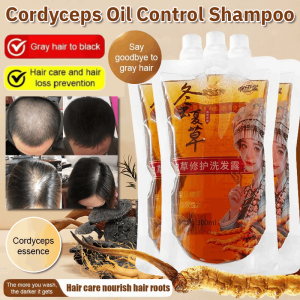 Cordyceps Oil Control Shampoo High-Nutrition Nourishing Repair Shampoo Anti-Dandruff Itch Relief Shampoo 冬虫夏草控油洗发水