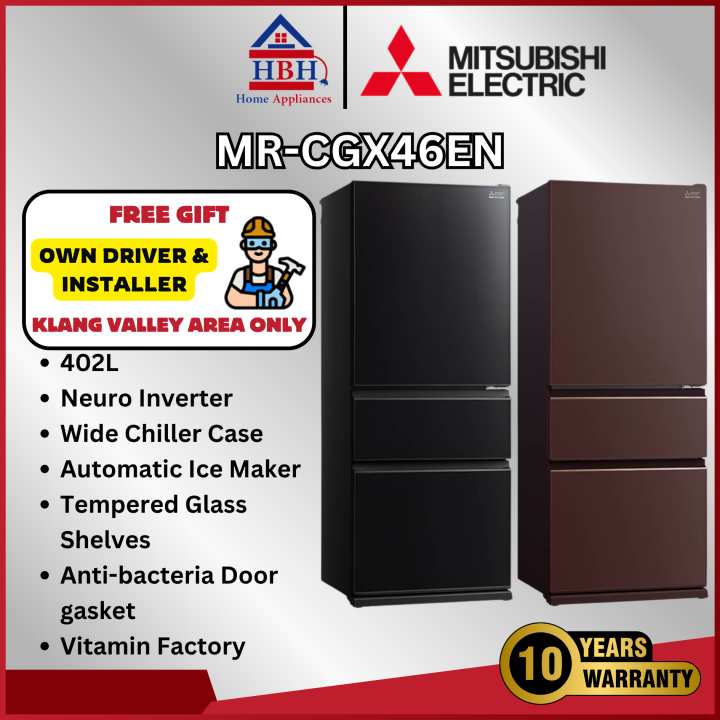 【Free Install】Mitsubishi | MR-CGX46EN | 402L | 3 Door Neuro Inverter ...