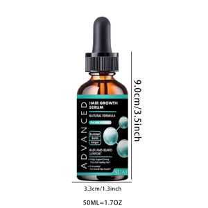 Mens Beard Growth Oil - Fast Hair Thickening Formula For Fuller Beard & Nourishing Care