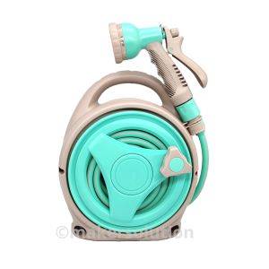 🇸🇬824 SOLD RELIABLE 20m/18m/16m/15m/12m Mini Car Garden Water Hose Reel Set with Spray Washer for Gardening/HDB MSCP Car/Bike/Van Wash