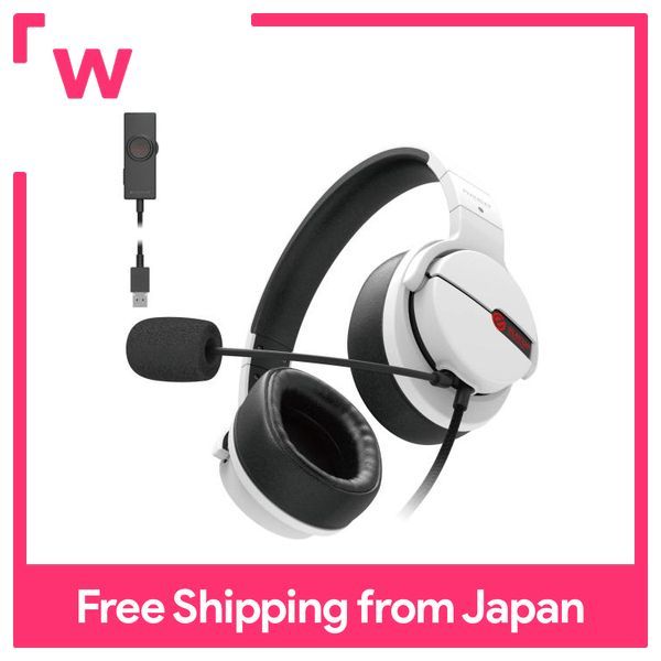 ELECOM Gaming Headset Headphones [ARMA] White HS-ARMA200VWH with