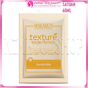 MAKARIZO Texture Experience Shampoo 250ml Perawatan Rambut Rontok Rusak Ketombe Kering Keratin