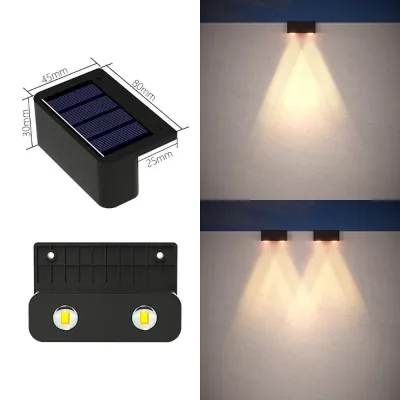 MINORI Rainproof Solar Garden Lights Solar Charging LED Garden Fence Light High Quality Easy Install Solar Pathway Lights Outdoor Use