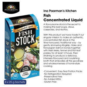 INA PAARMANS Kitchen Concentrated Liquid Stock Concentrated Cooking Sauce Stew Seasoning Instant Soup Sauce Liquid Beef Stock Liquid Chicken Stock Liquid Fish Stock Liquid Vegetable Stock 200g