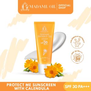 [ READY STOCK ] Madame Gie Madame Protect Me Sunscreen SPF 30 PA +++ With Calendula ✔️ BPOM