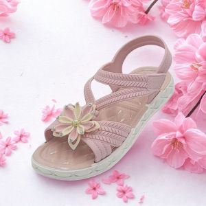 Age 8+Yrs Flower Girl Sandals Slippers Size 34-37 Sandal Budak Perempuan Viral by SFM