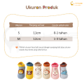 LAKOE Kaus Kaki Bayi Anti Slip Motif Hewan Kaos Kaki Lucu Baby Crew Socks 0-3th. 