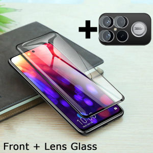 Xiaomi กระจกเทมเปอร์ F8 Poco ปกป้องหน้าจอพิเศษ (2ชิ้น) + กระจกฟิล์มกันรอยป้องกันเลนส์กล้องถ่ายรูปสำหรับ Xiaomi Poco F8 Pro