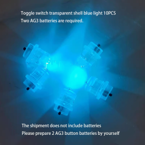 (10PCS) Mini Light Bulb DIY Handmade Decorative Material Light Button Battery Light LED Electronic Light Lantern Small Wick