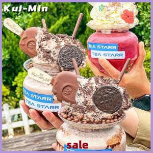 Kui-Min 500ml PET Container Kimchi Jar Water Bottle Milk Tea Drinking Cup Portable Bottle Kitchen Water Bottle Home