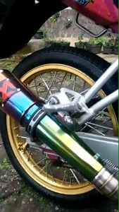 Knalpot Akrapovic GP Vixion R15 GSX BISON CBR150 NewCB Sonic FU MX dll