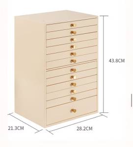 💟SOLUTION65💟 12 Layer Wooden with Velvet Divider Large Capacity Jewelry Box Functional Jewelry Holder Jewelry Box Jewelry Case Earring Necklace Ring Bracelet Watch Jewelry Storage Box Jewelry Organizer Box Ring Box Necklace Box Earring Box Bracelet Box