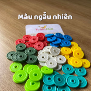 Nút Đặt Cờ Lô Tô Hình Tiền Xu nhiều màu sắc - Hạt đánh dấu cờ bằng nhựa cứng bền đẹp