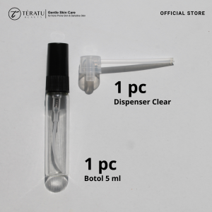 TERATU BEAUTY Perfume Dispenser & Botol Refill Eau de Parfum Starter Pack 5 ml