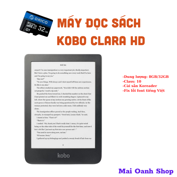 Thẻ Nhớ 32 GB Nâng Cấp Cho Máy Đọc Sách Kobo Clara HD Và Kobo Aura ...