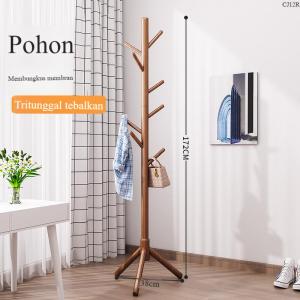 LeeGo Gantungan Baju Rak Baju Gantungan Berdiri Bag Hanger Stand Hanger topi Berdiri Gantungan Tas