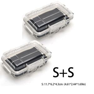 NEXASHOP ABS Camping Box Shockproof Transparent Waterproof Toolbox Durable Professional Sealed Storage Box