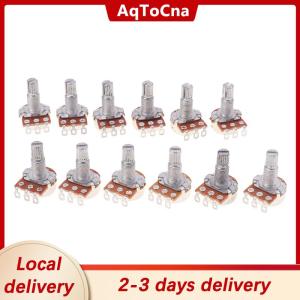 [COD] AqToCna Ship within 24 hours Brass Shaft Potentiometer For Electric Guitar Bass A250K B250K A500K B500K