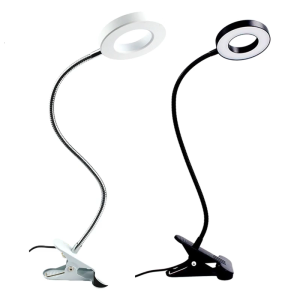Rechargeable LED Book Light 360 Flexible Reading Light Adjustable Clip On Desk Lamp Dormitory Night Light Enduring