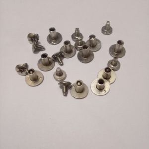 BAUT GESPER IKAT PINGGANG PAKET 10 SET baut dan mur kepala ikat pinggang kulit/sintetis baut tas baut agenda size 8 mm