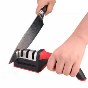 PREMIUM PROMO Knife Sharpener 1134-Pengasah Pisau Hitam