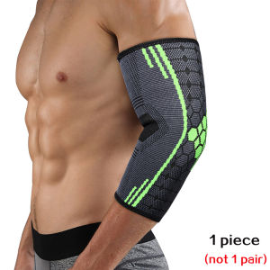 1 PCS Sports Elbow Brace Compression Sleeve Support for Tendonitis Tennis Elbow Brace Golfers Elbow Weightlifting Workouts